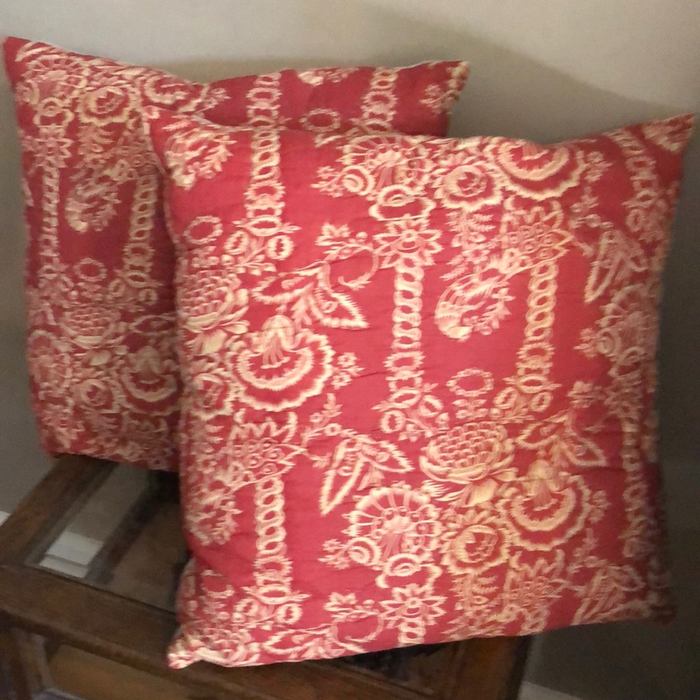 2 Ballard Design pillow covers, sold as pair